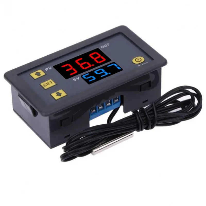 W3230 Relay Output Digital Temperature Controller -55~120°C Thermostat Regulator Heating Cooling Control Switch 12V 24V 110-220V
W3230 Relay Output Digital Temperature Controller -55~120°C Thermostat Regulator Heating Cooling Control Switch 12V 24V 110-220V