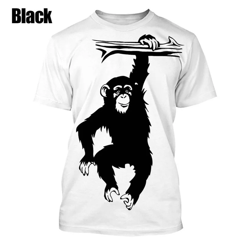 Funny Monkey 3D Print Tshirt For Men Fun Graphic T Shirt For Women Fashion Summer Round Neck Short Sleeve Children Creative Tees
Funny Monkey 3D Print Tshirt For Men Fun Graphic T Shirt For Women Fashion Summer Round Neck Short Sleeve Children Creative Tees
