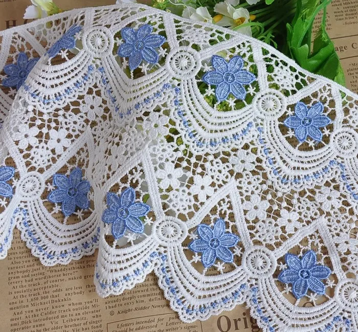 2yards dual color water-soluble lace trim Exquisite hollowed out leaf accessories, handmade DIY accessories lace ribbon
2yards dual color water-soluble lace trim Exquisite hollowed out leaf accessories, handmade DIY accessories lace ribbon