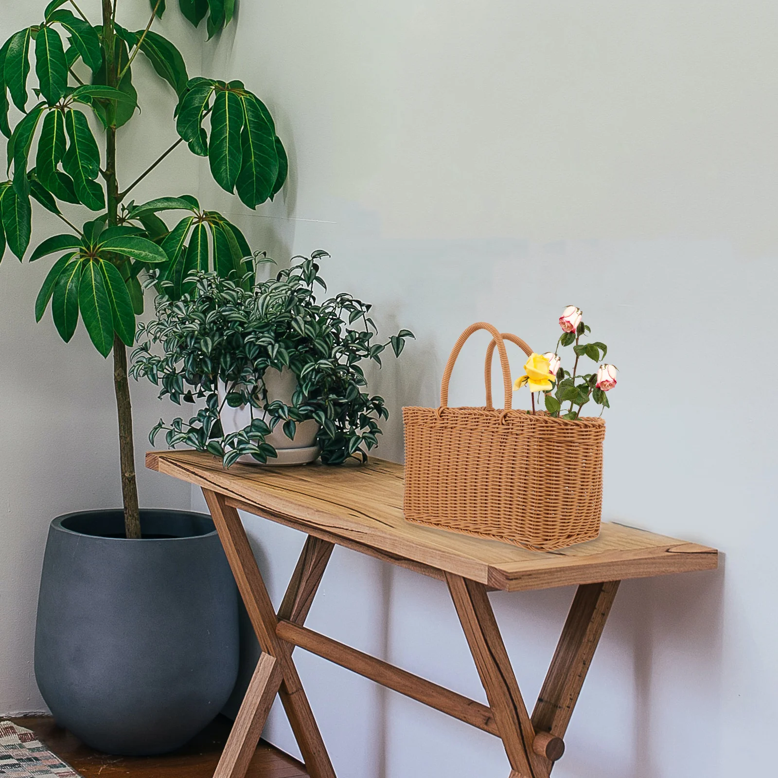 1Pcs Japanese Style Vegetable Basket Rustic Natural Handmade Woven Storage Basket for Home Garden Decor Wedding Flowers Egg
1Pcs Japanese Style Vegetable Basket Rustic Natural Handmade Woven Storage Basket for Home Garden Decor Wedding Flowers Egg