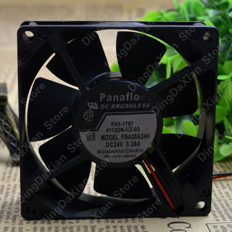 l 1PCS For PANAFLO FBA08A24H | 24V 0.36A | 8CM | Inverter Industrial Chassis Fan
l 1PCS For PANAFLO FBA08A24H | 24V 0.36A | 8CM | Inverter Industrial Chassis Fan