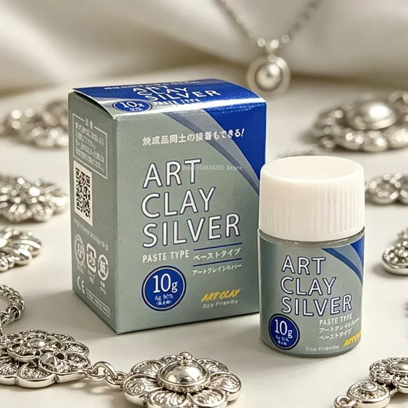Pure Silver Clay Liquid Silver Paste Handmade DIY Earrings Rings Gift-making Materials Repairing Connecting The Silver Paste
Pure Silver Clay Liquid Silver Paste Handmade DIY Earrings Rings Gift-making Materials Repairing Connecting The Silver Paste