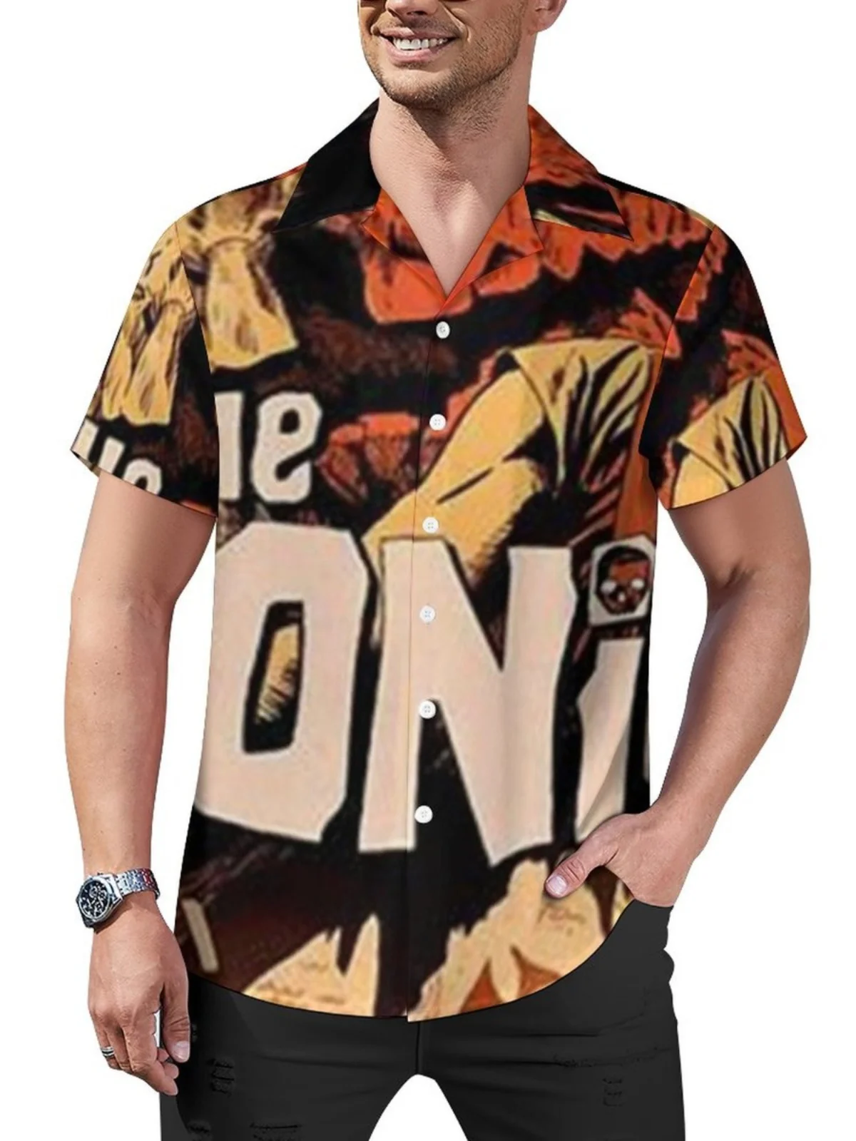Men's Printed Bule ort Sve irt Casual Sli Summer Faion Slim Fit Youthful Print Design Tie-Cuff Top for Men
Men's Printed Bule ort Sve irt Casual Sli Summer Faion Slim Fit Youthful Print Design Tie-Cuff Top for Men