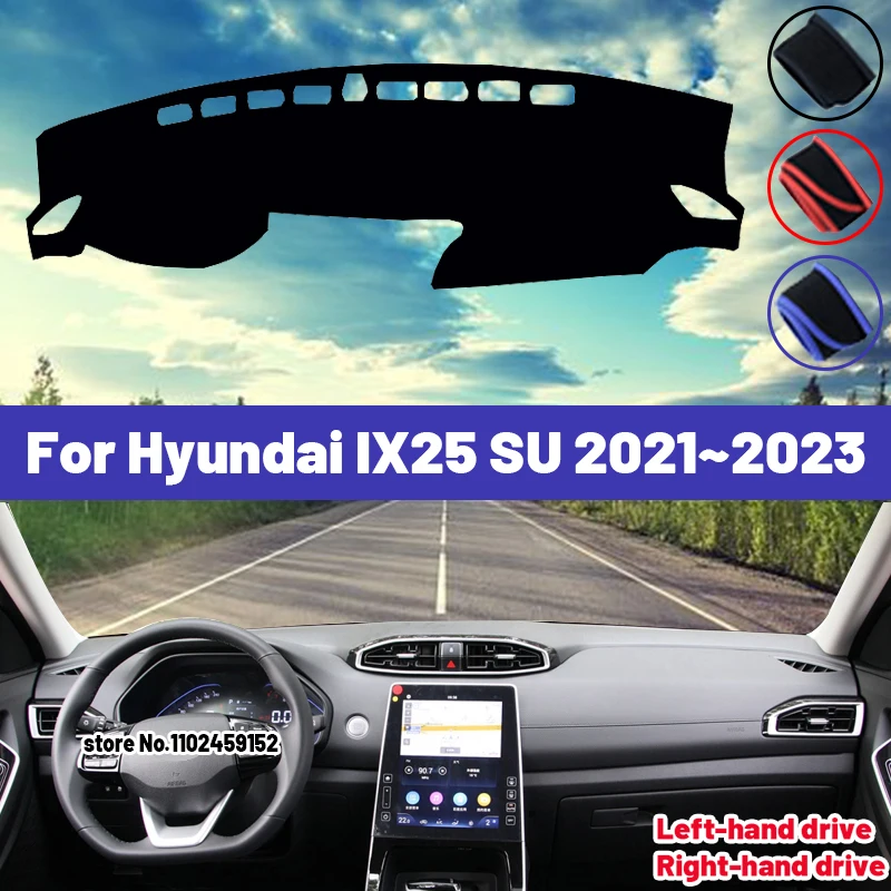 Высококачественный коврик для приборной панели автомобиля Hyundai IX25 SU 2021 2022 2023, солнцезащитный козырек, избегающий детей, коврики, защита от УФ-излучения в салоне
Высококачественный коврик для приборной панели автомобиля Hyundai IX25 SU 2021 2022 2023, солнцезащитный козырек, избегающий детей, коврики, защита от УФ-излучения в салоне
