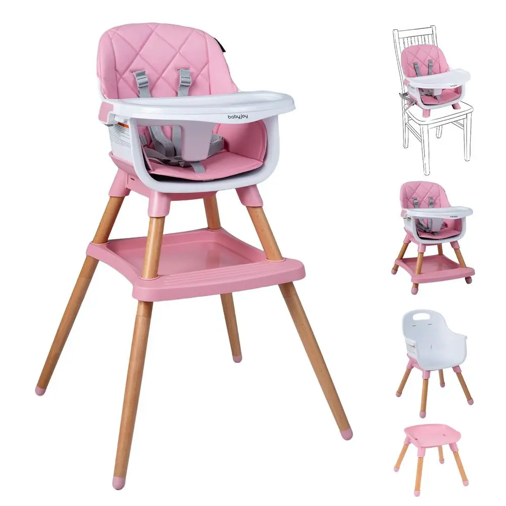 8in1 High Chair, Convertible Wooden Highchairs for Babies and Toddlers Dining Booster Seat Toddler Stool, Double Removable Tray
8in1 High Chair, Convertible Wooden Highchairs for Babies and Toddlers Dining Booster Seat Toddler Stool, Double Removable Tray