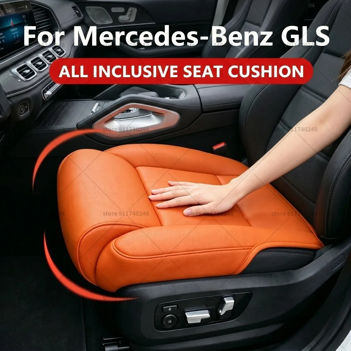 For Mercedes-Benz GLS Seat Leg Support Extension Cushion Thigh Support Pillow Memory Foam Leather Extender Interior Accessories
For Mercedes-Benz GLS Seat Leg Support Extension Cushion Thigh Support Pillow Memory Foam Leather Extender Interior Accessories