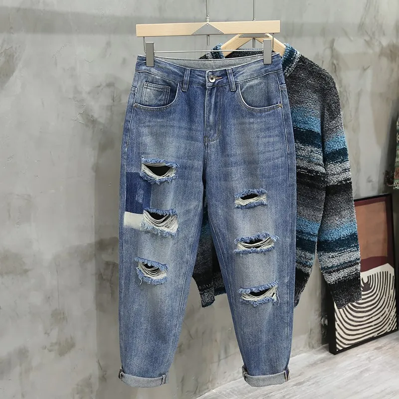 Retro American High Street Men's Jeans Loose Straight Leg Nine-Tenths Length Autumn Faion Wide L Dad Cone ape Jeans
Retro American High Street Men's Jeans Loose Straight Leg Nine-Tenths Length Autumn Faion Wide L Dad Cone ape Jeans