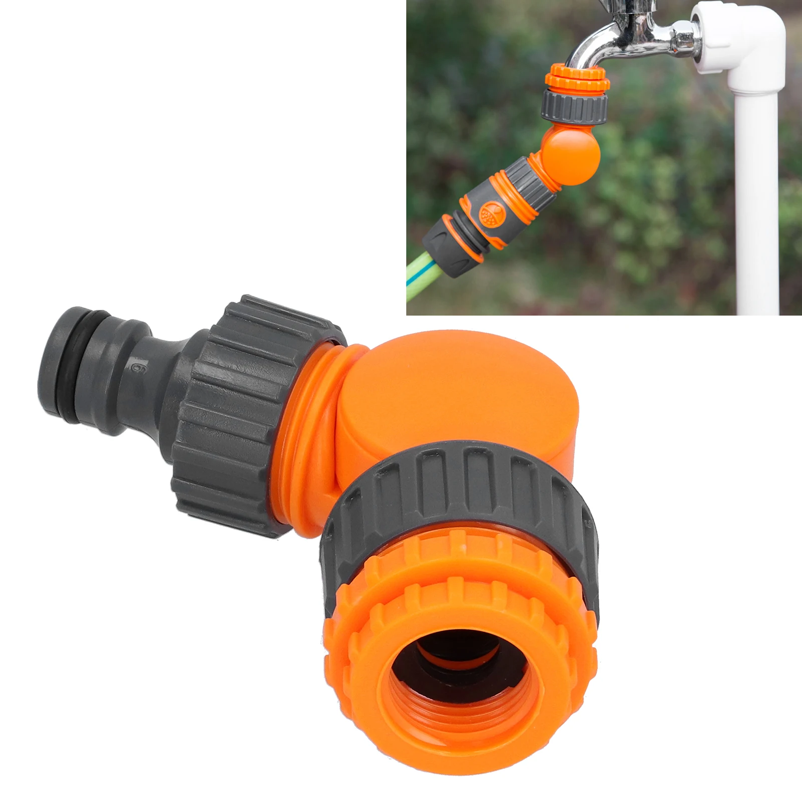 Plastic Faucet Hose Quick Connector 180 Degree Rotating Adapter Coupler For Garden Irrigation
Plastic Faucet Hose Quick Connector 180 Degree Rotating Adapter Coupler For Garden Irrigation