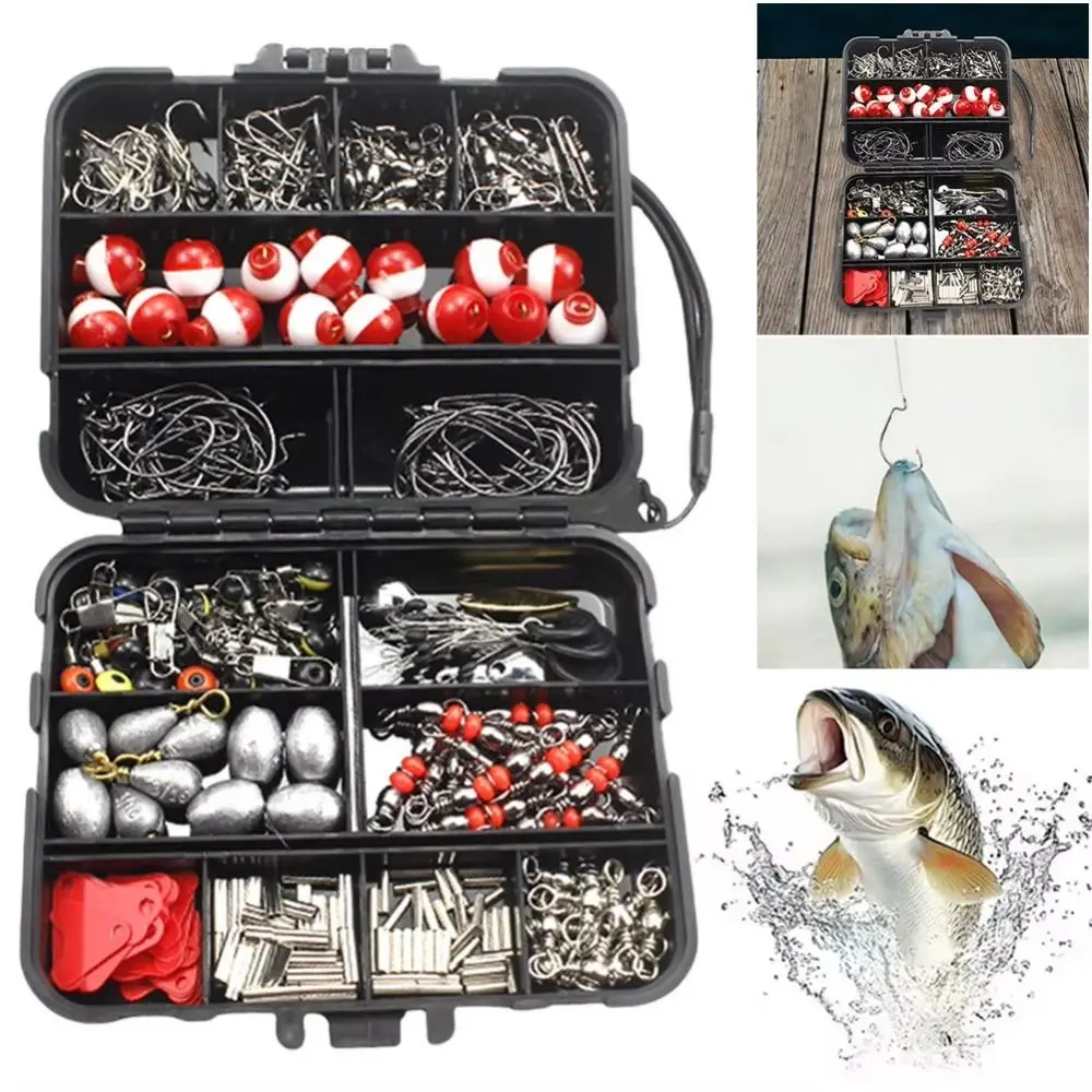 Sphere Floats Fishing Tackle Kit Crank Hooks Carp Fishing Fishing Parts Kit Sinkers Spherical Float Fishing Accessories Set
Sphere Floats Fishing Tackle Kit Crank Hooks Carp Fishing Fishing Parts Kit Sinkers Spherical Float Fishing Accessories Set