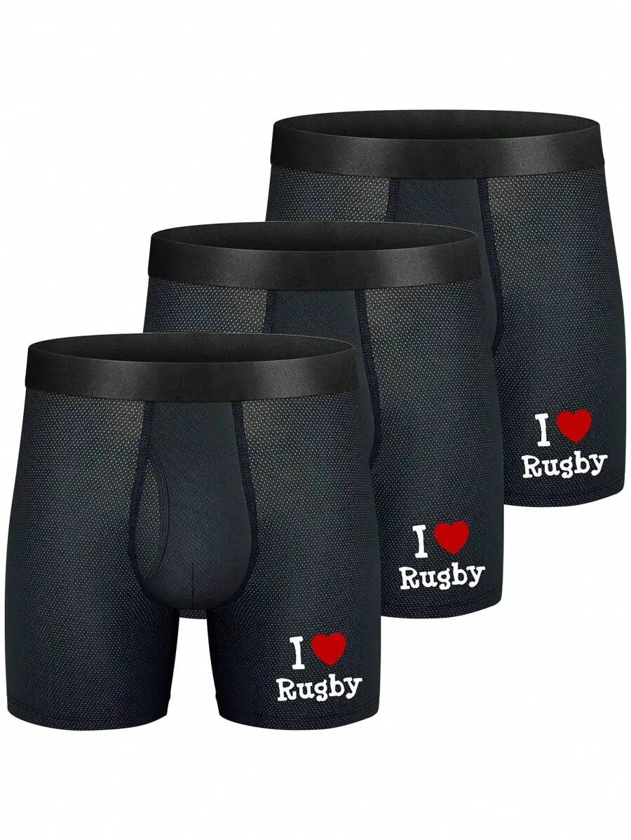 Mens I Love Rugby Printed Boxer Briefs Pack Of 3
Mens I Love Rugby Printed Boxer Briefs Pack Of 3
