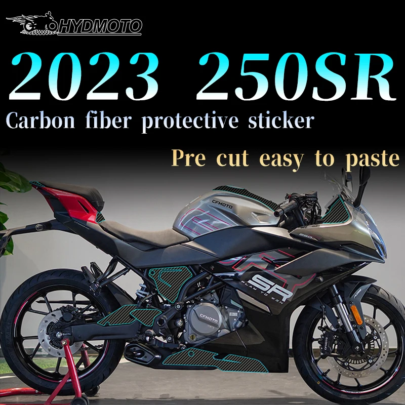 For 23 CFMOTO 250SR carbon fiber protective stickers waterproof decorative body film modification accessories
For 23 CFMOTO 250SR carbon fiber protective stickers waterproof decorative body film modification accessories