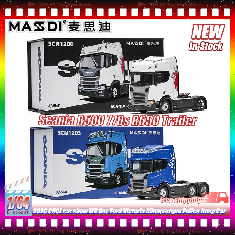 В наличии: Масштабные модели Masdi 1:64 Scania R500, 770S, R650 (гражданские тягачи с прицепами), литые из сплава, миниатюрные, на заказ, детские игрушки, подарки
В наличии: Масштабные модели Masdi 1:64 Scania R500, 770S, R650 (гражданские тягачи с прицепами), литые из сплава, миниатюрные, на заказ, детские игрушки, подарки