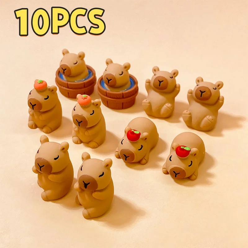 Mini Capybara Resin Miniature Figurine Resin DIY Accessories Desktop Small Ornaments Homemade Car Decoration Figurines
Mini Capybara Resin Miniature Figurine Resin DIY Accessories Desktop Small Ornaments Homemade Car Decoration Figurines
