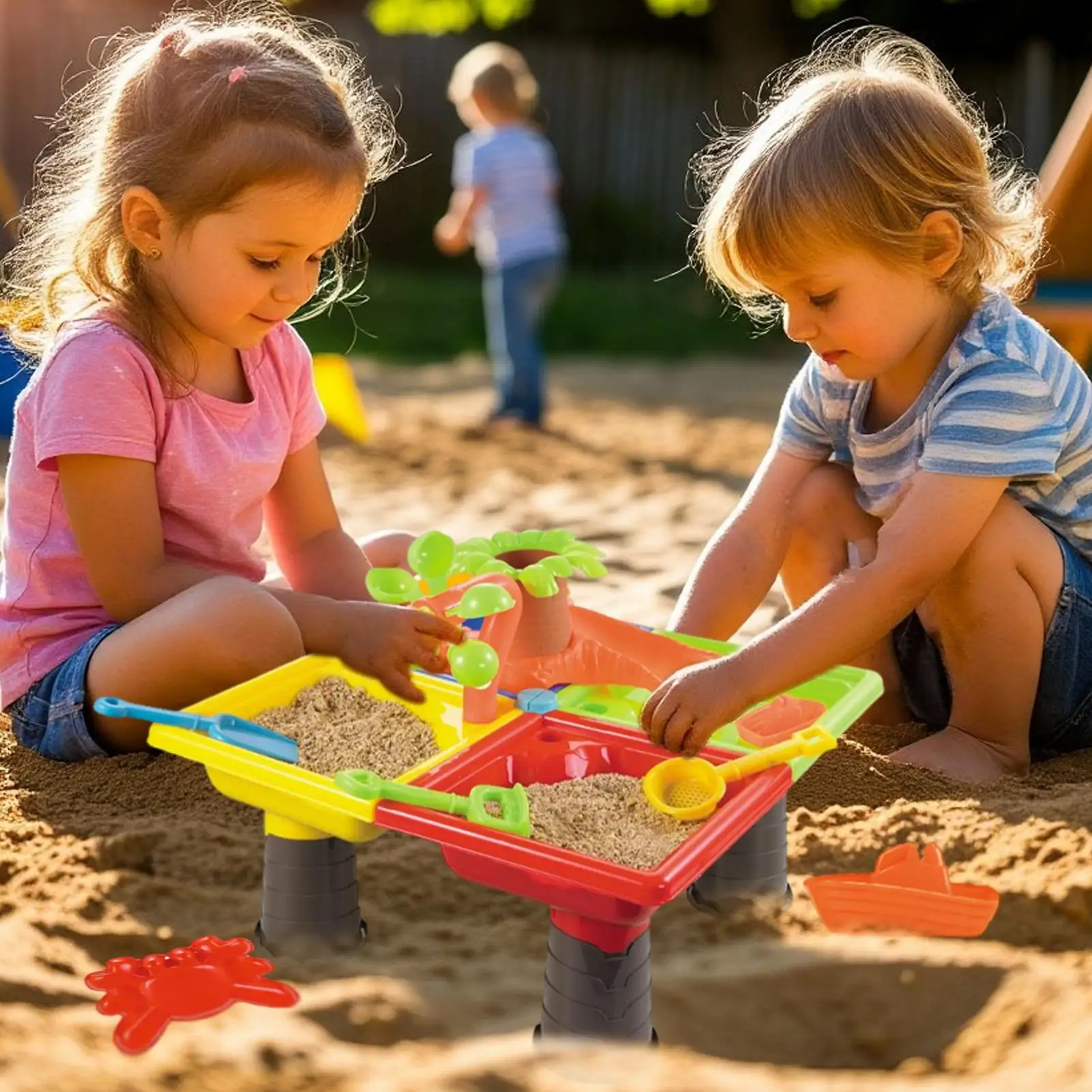 Уличный песочный стол, детский сенсорный стол, игрушки для водного песка, игровой набор, забавные игры, уличные игрушки для малышей, летняя вечеринка, заднего двора
Уличный песочный стол, детский сенсорный стол, игрушки для водного песка, игровой набор, забавные игры, уличные игрушки для малышей, летняя вечеринка, заднего двора
