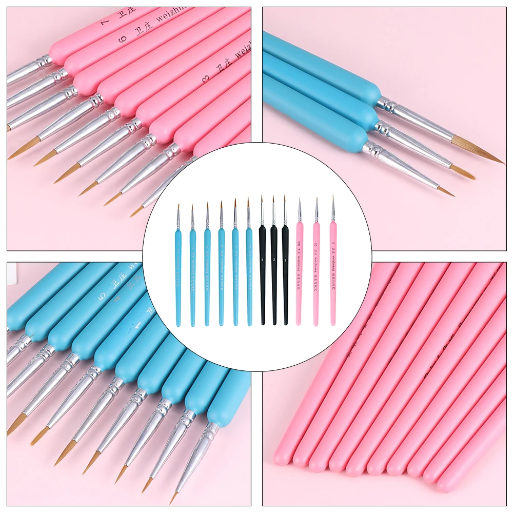 9 Pcs Paint Brush Pencil Miniature Detail Major Watercolor School Painting Detailing
9 Pcs Paint Brush Pencil Miniature Detail Major Watercolor School Painting Detailing