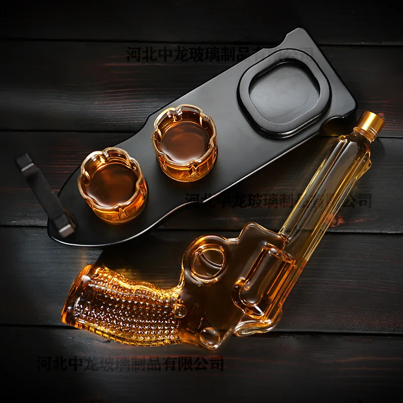 Luxury Pistol Shaped Wine Decanter - Stylish, Durable Craftsmanship, Ideal for Home Bars, Collectors & Special Celebrations
Luxury Pistol Shaped Wine Decanter - Stylish, Durable Craftsmanship, Ideal for Home Bars, Collectors & Special Celebrations