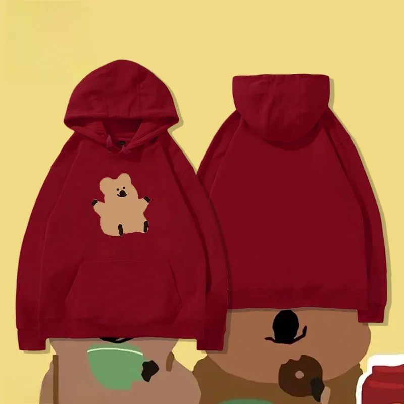 Милая толстовка с капюшоном из хлопка с мультяшным принтом Pepperbear, на флисовой подкладке, для весны, осени и зимы, удобная, дышащая, из мягкого материала, в стиле стритвир
Милая толстовка с капюшоном из хлопка с мультяшным принтом Pepperbear, на флисовой подкладке, для весны, осени и зимы, удобная, дышащая, из мягкого материала, в стиле стритвир