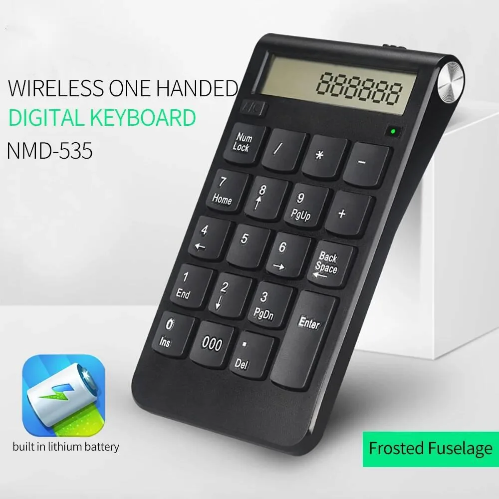 Wireless Digital Keyboard With Digital Display, Rechargeable One Handed 19 Key Digital Keyboard With Built-in Lithium Battery
Wireless Digital Keyboard With Digital Display, Rechargeable One Handed 19 Key Digital Keyboard With Built-in Lithium Battery