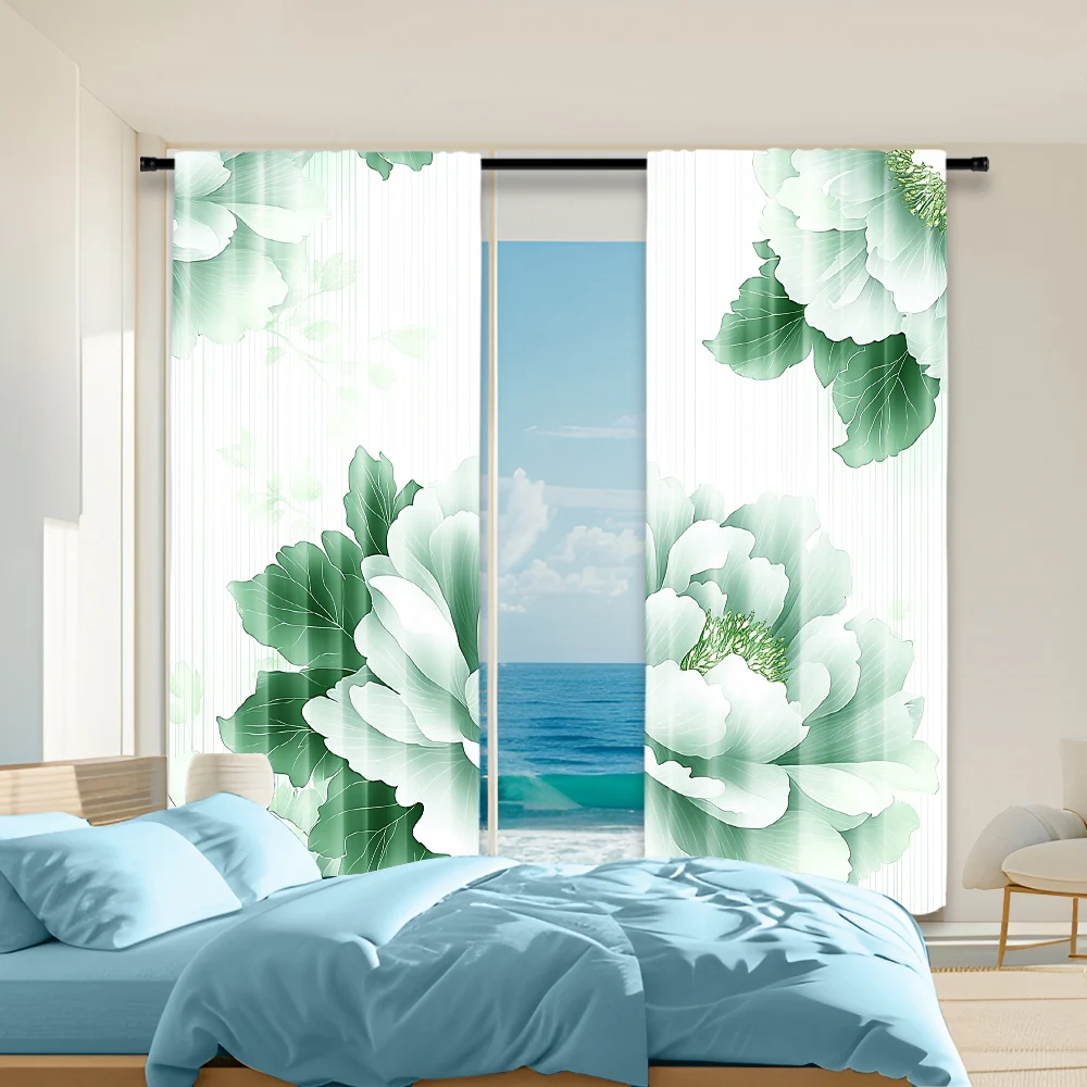 2Pcs Modern Flower Digital Printed Curtain Polyester Material Machine Washable Decorative Curtain For Living Room Bedroom Dining
2Pcs Modern Flower Digital Printed Curtain Polyester Material Machine Washable Decorative Curtain For Living Room Bedroom Dining