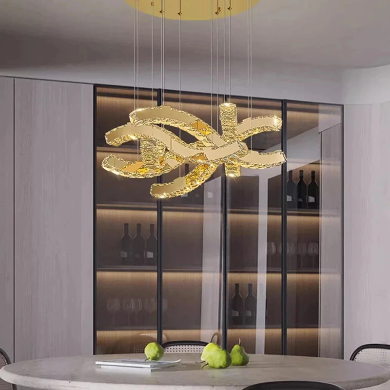 Modern home decoration crystal chandelier, stair Pendant lamp, living room Pendant lights, interior lighting
Modern home decoration crystal chandelier, stair Pendant lamp, living room Pendant lights, interior lighting