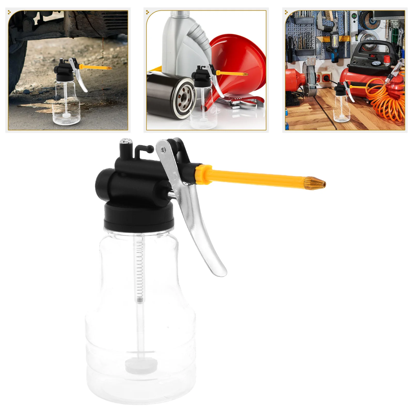 250ml High Pressure Oil Pump Bottle Sturdy Nozzle for Precise Oiling in Automotive and Household Settings Handheld Oiler Bucket
250ml High Pressure Oil Pump Bottle Sturdy Nozzle for Precise Oiling in Automotive and Household Settings Handheld Oiler Bucket