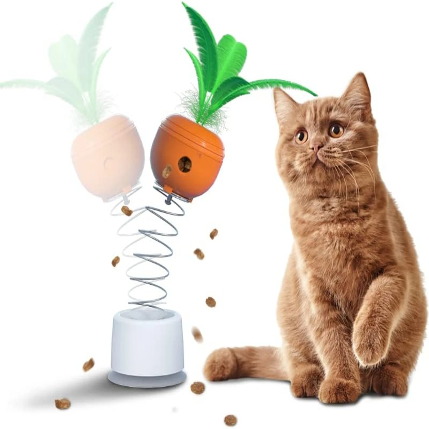 Interactive Engaging Endless Cat Feather Toys - Fun Treat Dispensing Kitten Toys for Endless Entertainment - Playful Slow Feeder
Interactive Engaging Endless Cat Feather Toys - Fun Treat Dispensing Kitten Toys for Endless Entertainment - Playful Slow Feeder