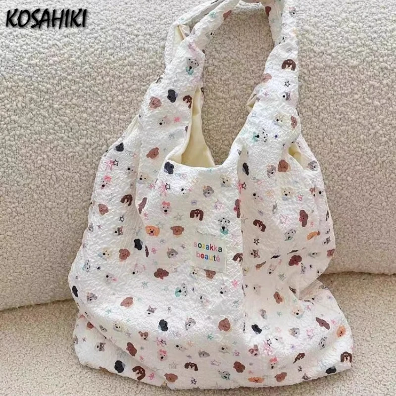 Sweet Y2k Aesthetic All Match Simple Canvas Bags Women Kawaii Cartoon Dog Print Underarm Bag Casual Fashion Shoulder Handbags
Sweet Y2k Aesthetic All Match Simple Canvas Bags Women Kawaii Cartoon Dog Print Underarm Bag Casual Fashion Shoulder Handbags