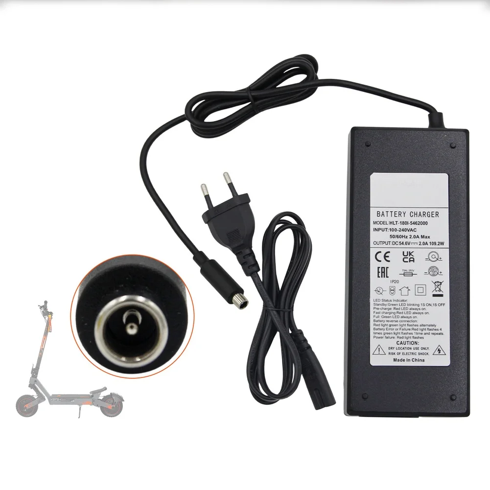 Compatible For Kukirin G2 For PRO/Max 54.6V 2A Scooter For Charger Power Adapter Scooter Parts & Accessories
Compatible For Kukirin G2 For PRO/Max 54.6V 2A Scooter For Charger Power Adapter Scooter Parts & Accessories