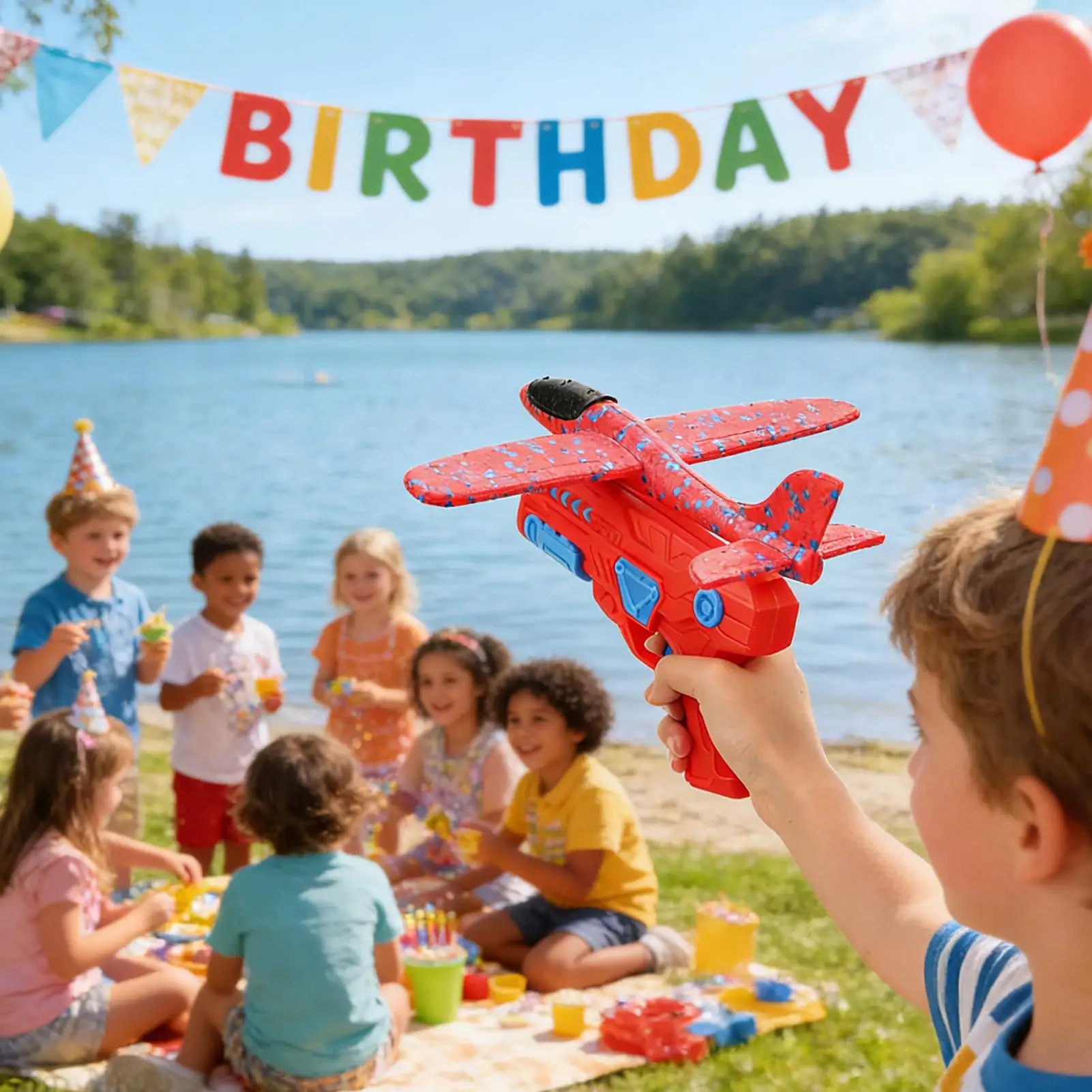 Airplane launcher toy foam airplane launcher toy glider toy outdoor long-distance flight launcher toy suitable for boys and girl
Airplane launcher toy foam airplane launcher toy glider toy outdoor long-distance flight launcher toy suitable for boys and girl