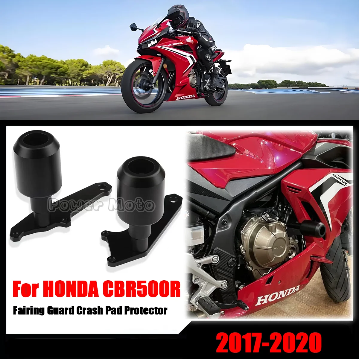 Motorcycle CNC Falling Protection Frame Slider Fairing Guard Crash Pad Protector For HONDA CBR500R CBR 500R 2017 2018 2019 2020
Motorcycle CNC Falling Protection Frame Slider Fairing Guard Crash Pad Protector For HONDA CBR500R CBR 500R 2017 2018 2019 2020