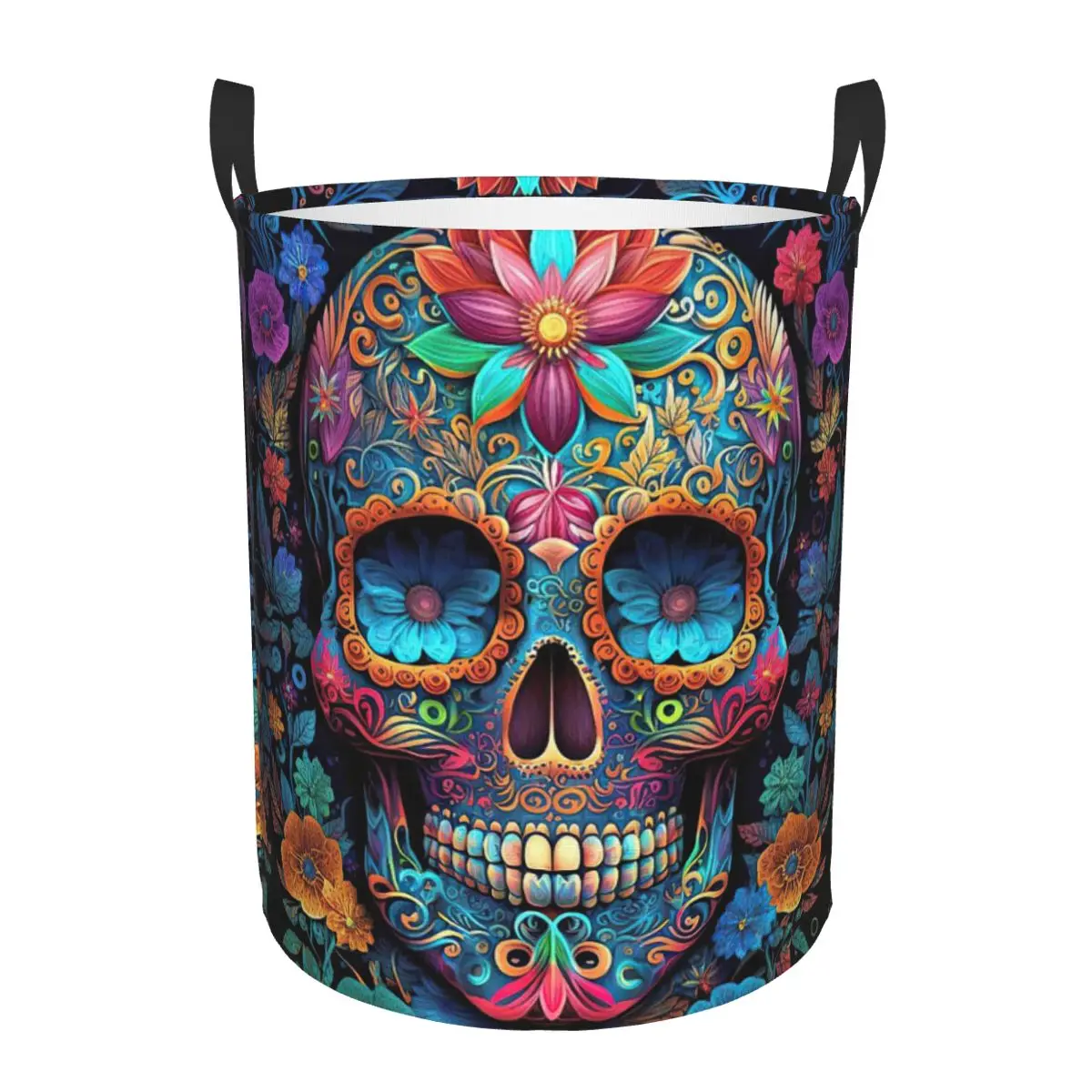 Мексиканский череп Calavera, иллюстрация, корзины для грязного белья, складные большие водонепроницаемые корзины для одежды, игрушек для дома, детские
Мексиканский череп Calavera, иллюстрация, корзины для грязного белья, складные большие водонепроницаемые корзины для одежды, игрушек для дома, детские