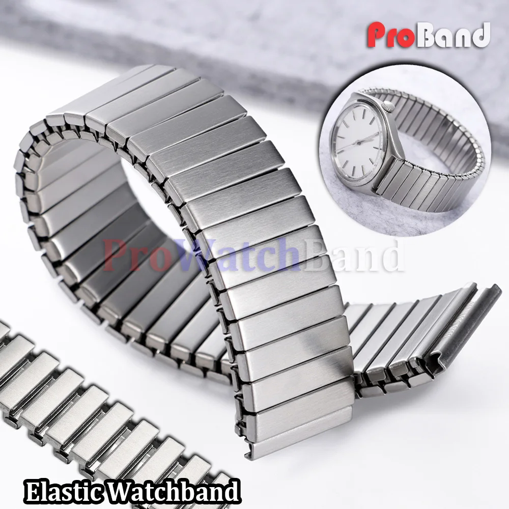 16mm 18mm Stainless Steel Stretch Expansion Watch Band Straps Metal Elastic Bracelet Men Women Universal Replacement Wristband
16mm 18mm Stainless Steel Stretch Expansion Watch Band Straps Metal Elastic Bracelet Men Women Universal Replacement Wristband