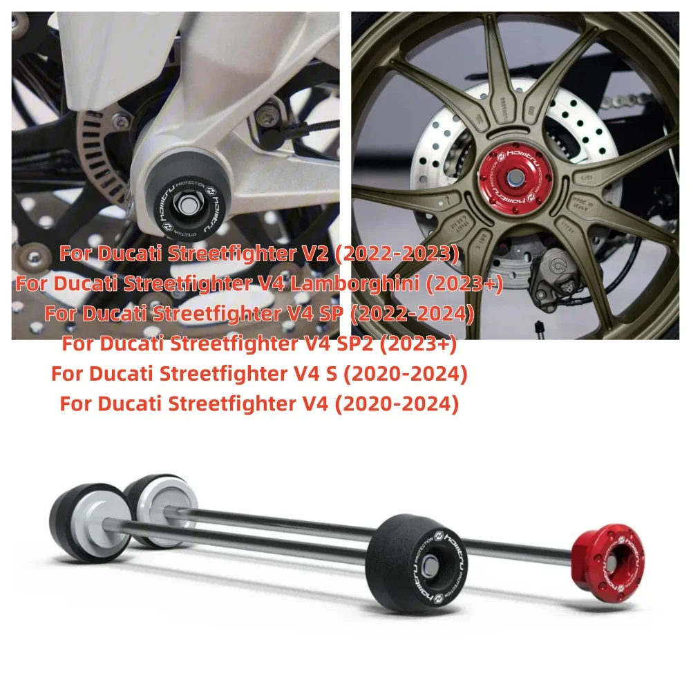 For Ducati Streetfighter V2 2022-2023 / Streetfighter V4 S SP SP2 2020-2024 Motorcycle Front Rear Wheel Axle Fork Moto Crash
For Ducati Streetfighter V2 2022-2023 / Streetfighter V4 S SP SP2 2020-2024 Motorcycle Front Rear Wheel Axle Fork Moto Crash