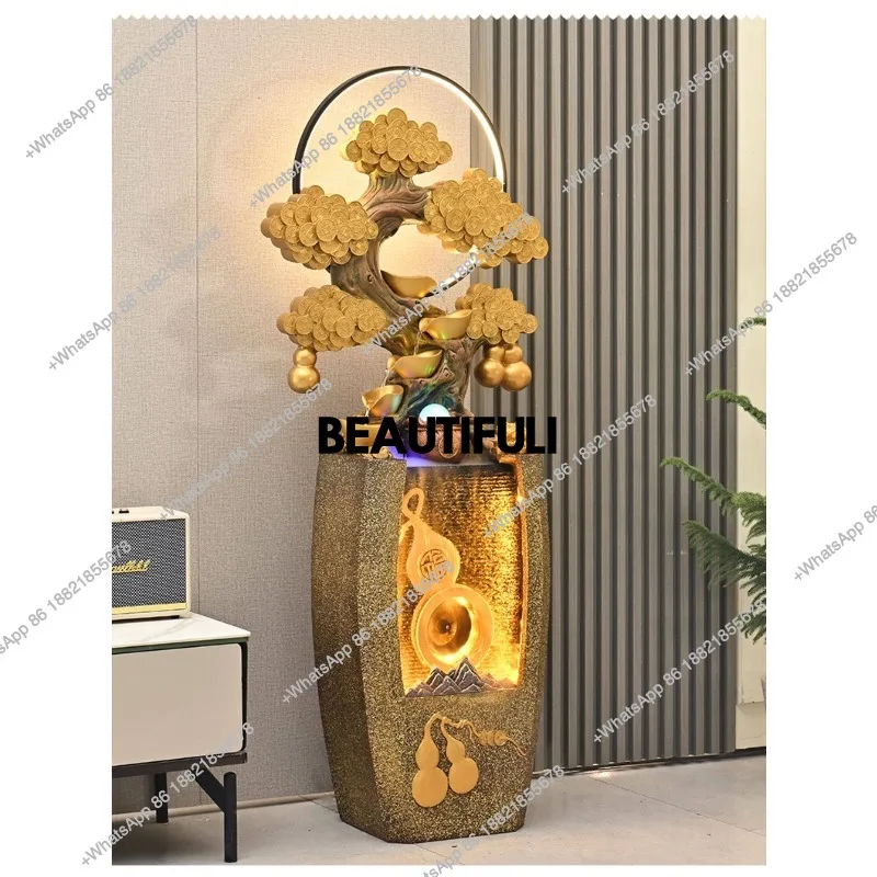 Flow circulation water ornament make a fortune cash tree landscape store housewarming opening gift
Flow circulation water ornament make a fortune cash tree landscape store housewarming opening gift