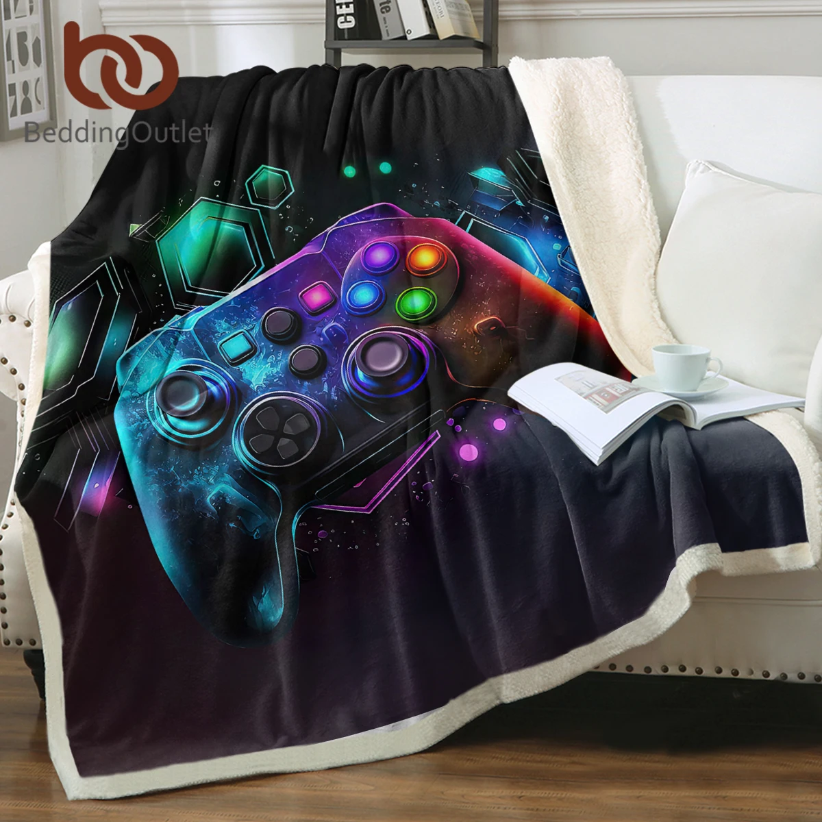 BeddingOutlet крутой игровой автомат с узором, шерпа, Флисовое одеяло, геймпад, теплая игра, мягкое одеяло для дома
BeddingOutlet крутой игровой автомат с узором, шерпа, Флисовое одеяло, геймпад, теплая игра, мягкое одеяло для дома