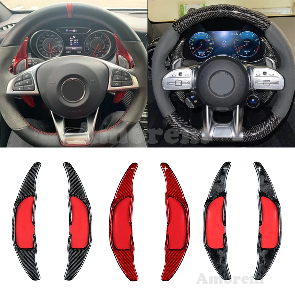 Carbon Fiber Steering Wheel Shift Paddle Extension Shifters Replacement For Mercedes Benz AMG A45 CLA45 C63 S63 GLA45 E43 SL63
Carbon Fiber Steering Wheel Shift Paddle Extension Shifters Replacement For Mercedes Benz AMG A45 CLA45 C63 S63 GLA45 E43 SL63