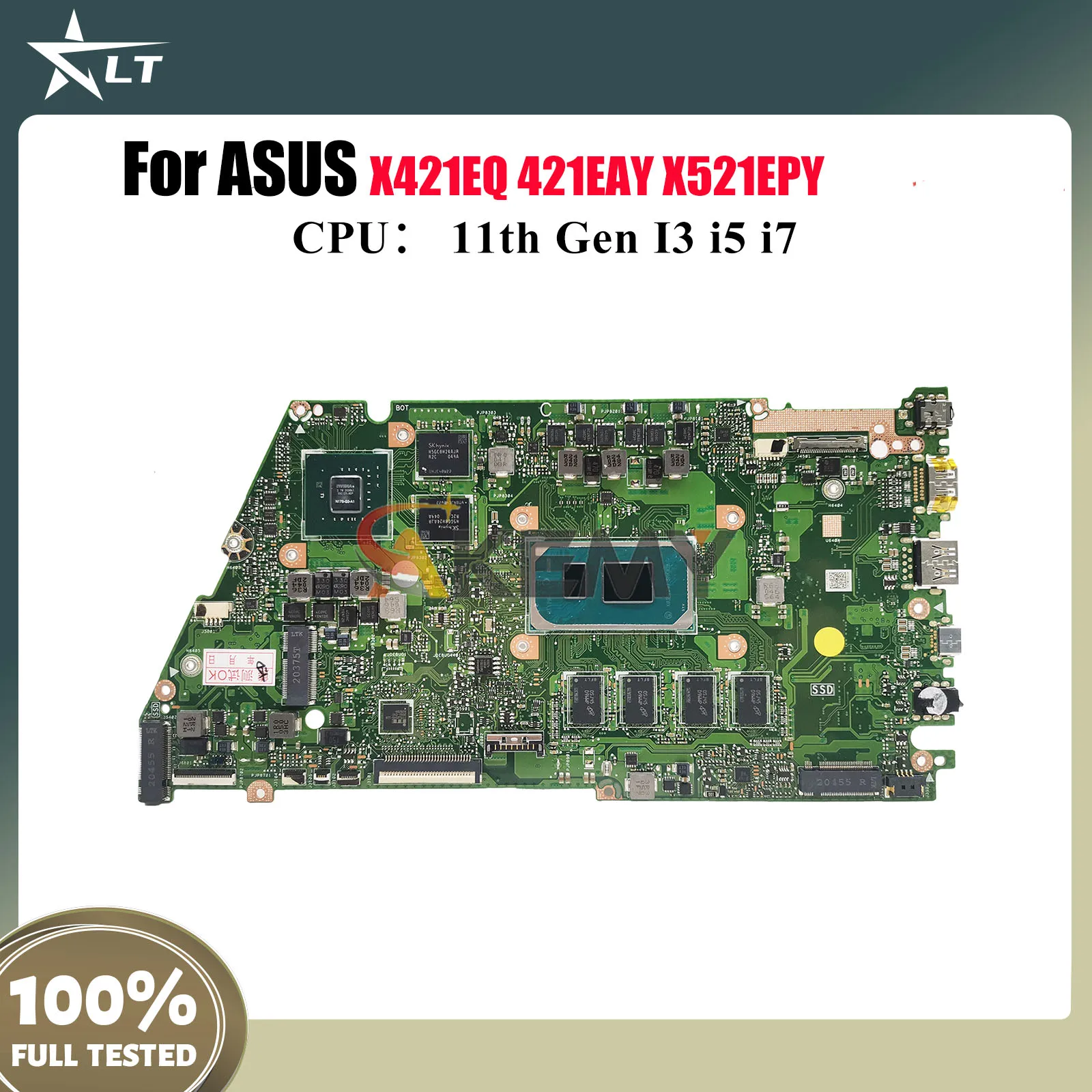 X421EQY Laptop Motherboard For ASUS R521E V533E 421EAY X421EQ X521EQ I521E X521EPY X521E K533E S533E Mainboard 11th Gen I3 i5 i7
X421EQY Laptop Motherboard For ASUS R521E V533E 421EAY X421EQ X521EQ I521E X521EPY X521E K533E S533E Mainboard 11th Gen I3 i5 i7
