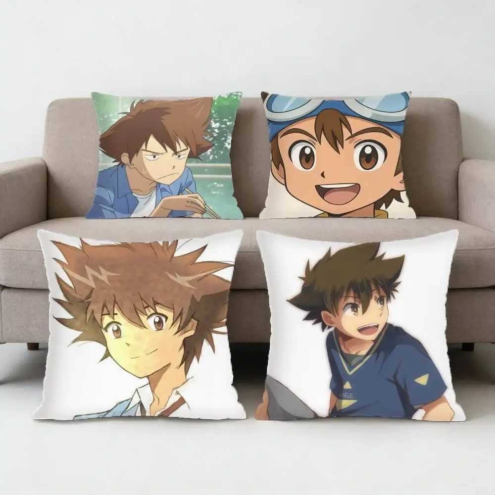 Digimon Yagami Taichi Pillow Case Sofa Living Room Bedroom Headboard Backrest Cushion Square Cushion Nap Time
Digimon Yagami Taichi Pillow Case Sofa Living Room Bedroom Headboard Backrest Cushion Square Cushion Nap Time