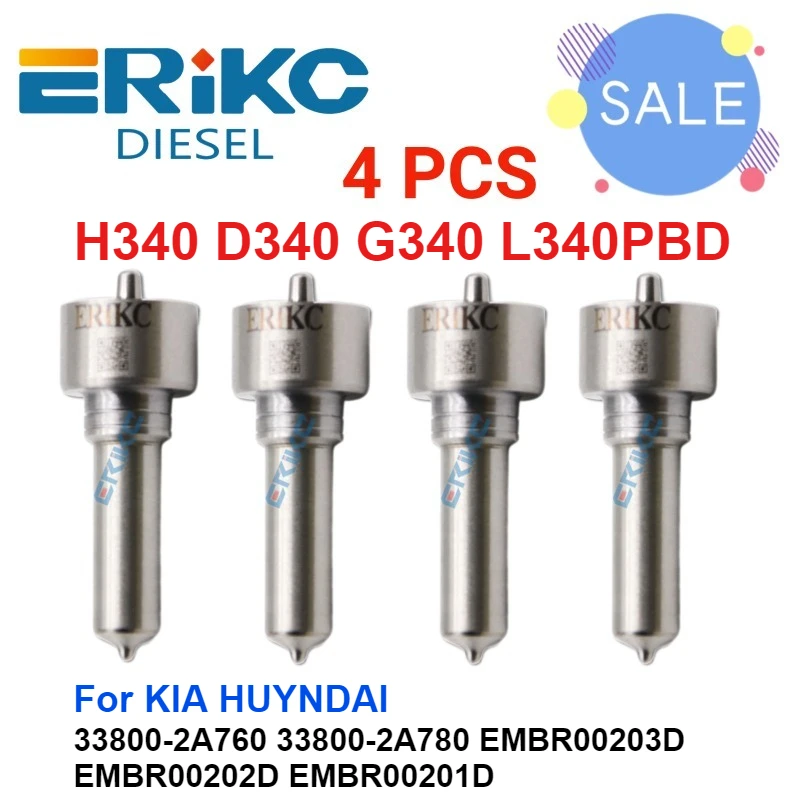 Fuel Injector Nozzle H340 D340 G340 E340 L340PBD 33800-2A760 33800-2A780 EMBR00203D EMBR00202D EMBR00201D for KIA HUYNDAI
Fuel Injector Nozzle H340 D340 G340 E340 L340PBD 33800-2A760 33800-2A780 EMBR00203D EMBR00202D EMBR00201D for KIA HUYNDAI