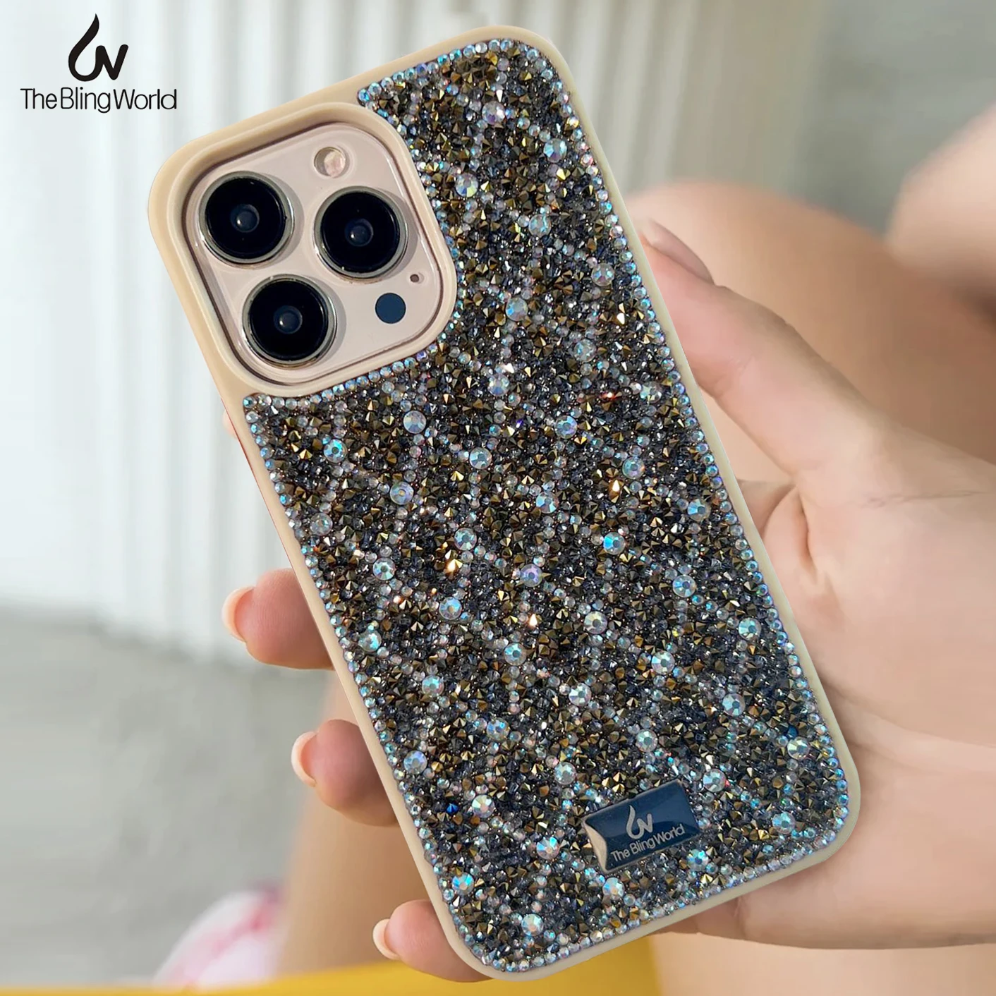 Luxury Diamond Case For Iphone 16/15/14/13/12 Pro Max Crystal Rhinestone Grid Rhombus Women Shockproof Protective Phone Cover
Luxury Diamond Case For Iphone 16/15/14/13/12 Pro Max Crystal Rhinestone Grid Rhombus Women Shockproof Protective Phone Cover