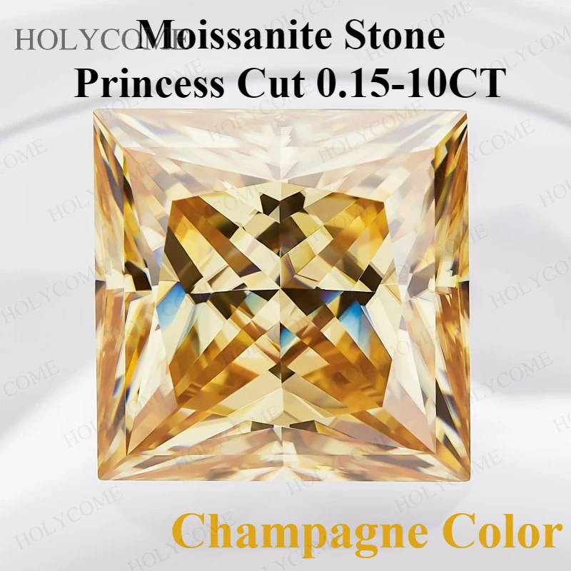 0.15-10CT 100% Moissanite Princess Cut Champagne VVS1 Loose Stone Beads With GRA Lab Grown Diamonds For Women Jewelry Making
0.15-10CT 100% Moissanite Princess Cut Champagne VVS1 Loose Stone Beads With GRA Lab Grown Diamonds For Women Jewelry Making