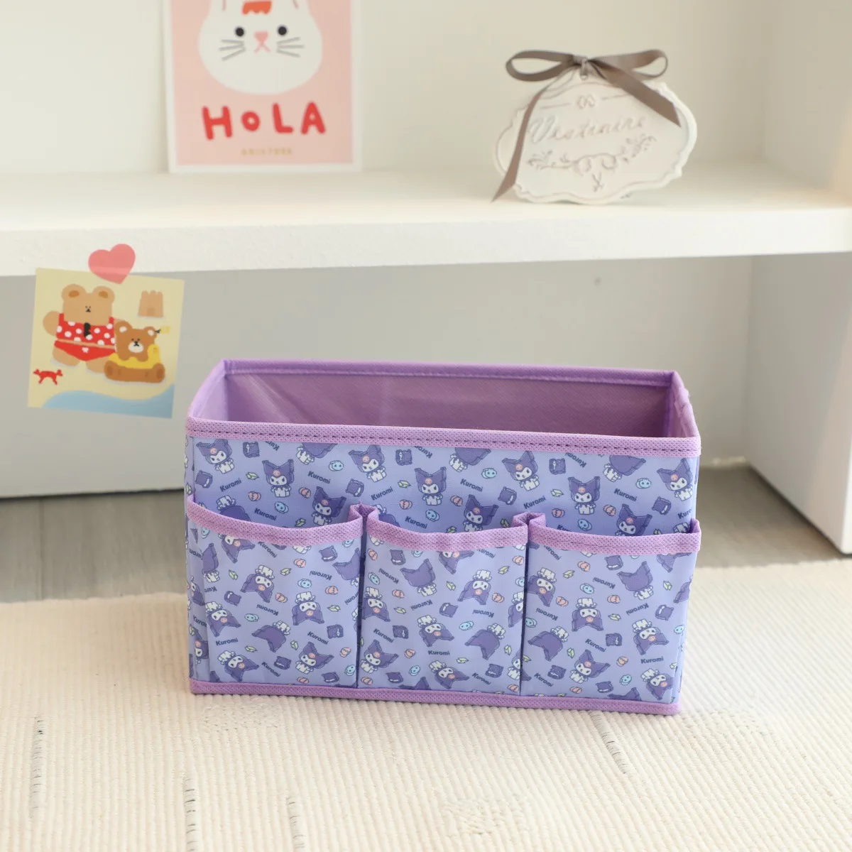 Cute Sanrio Desktop Organizer Hello Kittys Accessories Kawaii Cartoon Anime Cloth Folding Cosmetic Organizer Toys for Girls Gift
Cute Sanrio Desktop Organizer Hello Kittys Accessories Kawaii Cartoon Anime Cloth Folding Cosmetic Organizer Toys for Girls Gift