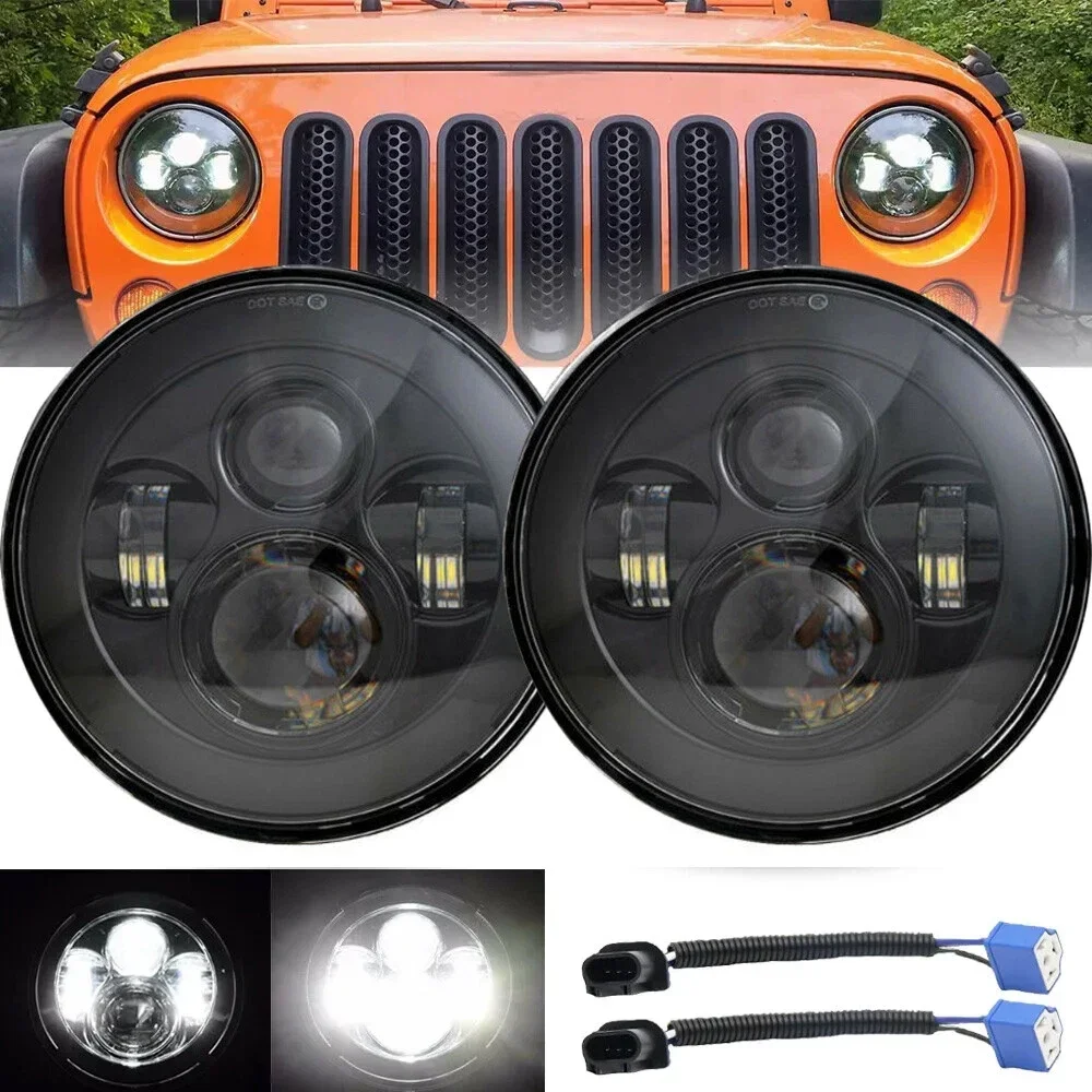 Universal 7inch LED Headlamp Plug & Play for Harley Honda Yamaha Car Moto Headlight Multi Styles DRL High Low Beam Turn Signal
Universal 7inch LED Headlamp Plug & Play for Harley Honda Yamaha Car Moto Headlight Multi Styles DRL High Low Beam Turn Signal