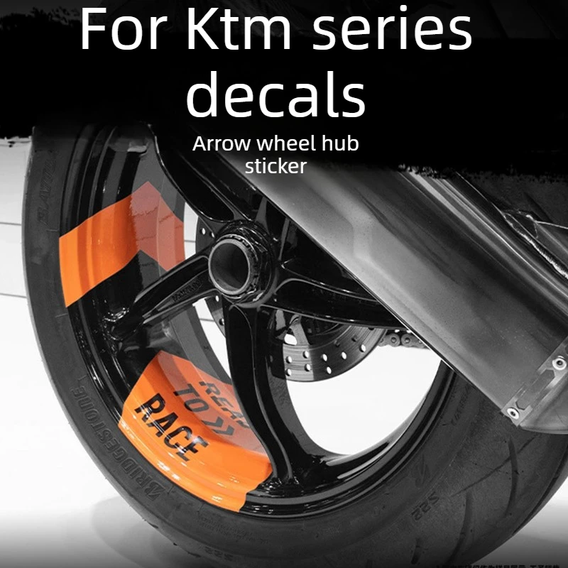 For KTM790/390/1290SuperDUKER modified arrow wheel hub sticker waterproof wheel decal motorcycle accessories
For KTM790/390/1290SuperDUKER modified arrow wheel hub sticker waterproof wheel decal motorcycle accessories