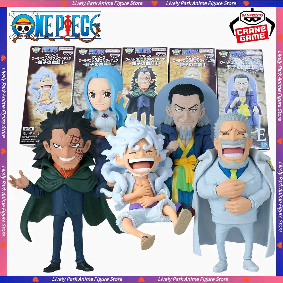 BANDAI Original ONE PIECE WCF Monkey.D.Luffy Monkey.D.Dragon Garp Vivi King CHILD BLOODLINE Anime Action Toy Figures Model Gifts
BANDAI Original ONE PIECE WCF Monkey.D.Luffy Monkey.D.Dragon Garp Vivi King CHILD BLOODLINE Anime Action Toy Figures Model Gifts
