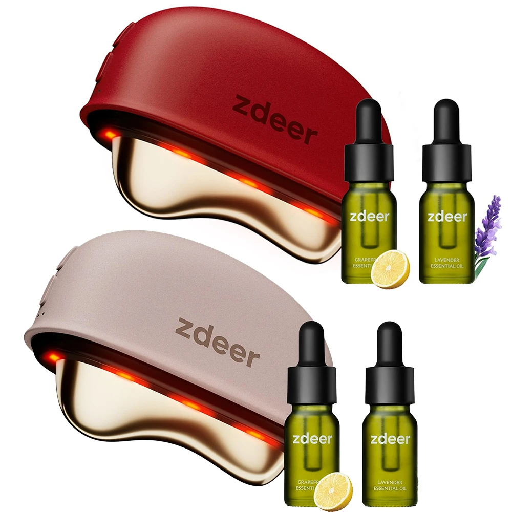 1Set Electric Gua Sha Tool, LED Red Light Therapy Vibration Face Neck Sculpting Massager, Skin Tightening Anti-Aging Contouring
1Set Electric Gua Sha Tool, LED Red Light Therapy Vibration Face Neck Sculpting Massager, Skin Tightening Anti-Aging Contouring
