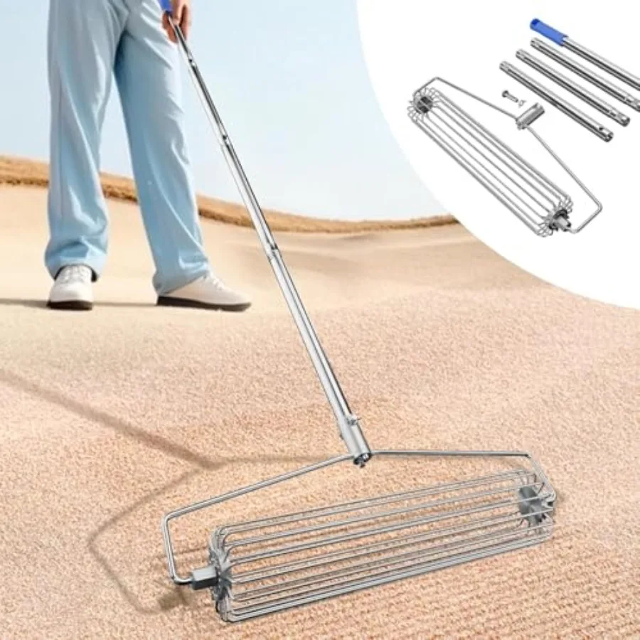 Golf Sand Leveling Rake Bunker Rake for High Jump Long Jump Track and Field Sandy Golf Course Roller Design Golf Sand Trap Bunk
Golf Sand Leveling Rake Bunker Rake for High Jump Long Jump Track and Field Sandy Golf Course Roller Design Golf Sand Trap Bunk