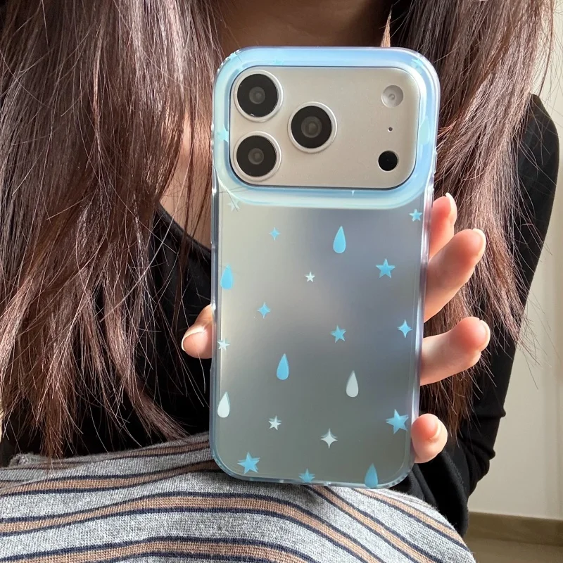 Fashion Laser Cute Raindrops Laser Phone Case For iPhone 17 Pro 16 15 1Pro Max Protective Cover Shockproof Cases For Apple 16 Pr
Fashion Laser Cute Raindrops Laser Phone Case For iPhone 17 Pro 16 15 1Pro Max Protective Cover Shockproof Cases For Apple 16 Pr