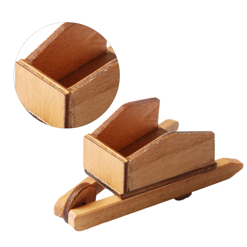 Mini Wooden Cart Decorative Adornment Creative Delicate Craft for Mini House Accessories Room Box Scene Miniature Model
Mini Wooden Cart Decorative Adornment Creative Delicate Craft for Mini House Accessories Room Box Scene Miniature Model