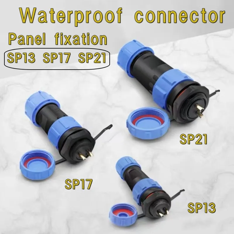 Наружный водонепроницаемый разъем SP13 SP17 SP21, задняя фиксирующая панель 2P 3P 4P 5P 9P 12P, авиационный разъем IP68
Наружный водонепроницаемый разъем SP13 SP17 SP21, задняя фиксирующая панель 2P 3P 4P 5P 9P 12P, авиационный разъем IP68